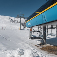 Talstation der Sesselbahn Alp Dado-Fil da Rubi, Februar 2021