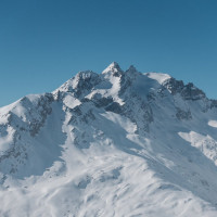 Panorama von Fil da Rubi in Waltensburg, Februar 2021