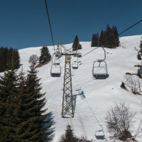 Sesselbahn Burleun-La Cauma, Februar 2021