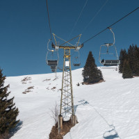 Sesselbahn Burleun-La Cauma, Februar 2021