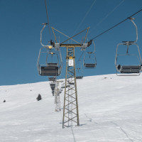 Sesselbahn Burleun-La Cauma, Februar 2021