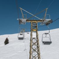 Sesselbahn Burleun-La Cauma, Februar 2021
