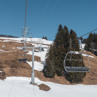 Sesselbahn Brigels-Burleun, Februar 2021