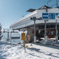 Bergstation der Sesselbahn Brigels-Burleun, Februar 2021