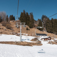 Sesselbahn Brigels-Burleun, Februar 2021