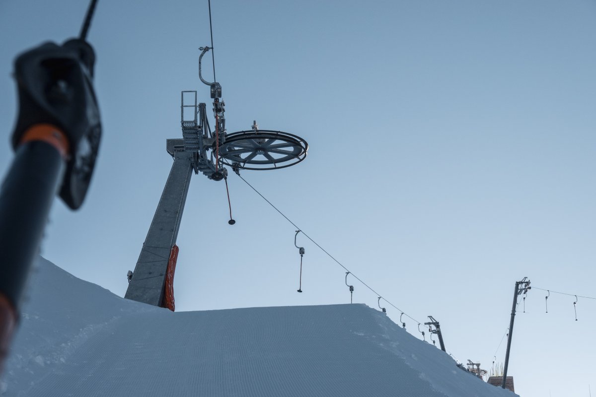 Schlepplift Grand Tsay, Februar 2023