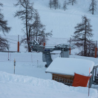Talstation des Schlepplifts Grand Tsay, Februar 2023