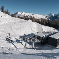 Talstation der Sesselbahn Moay-Pasay, Februar 2023