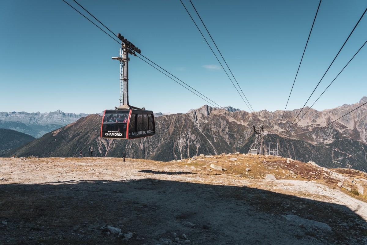 Luftseilbahn Chamonix-Plan de l'Aiguille, September 2019