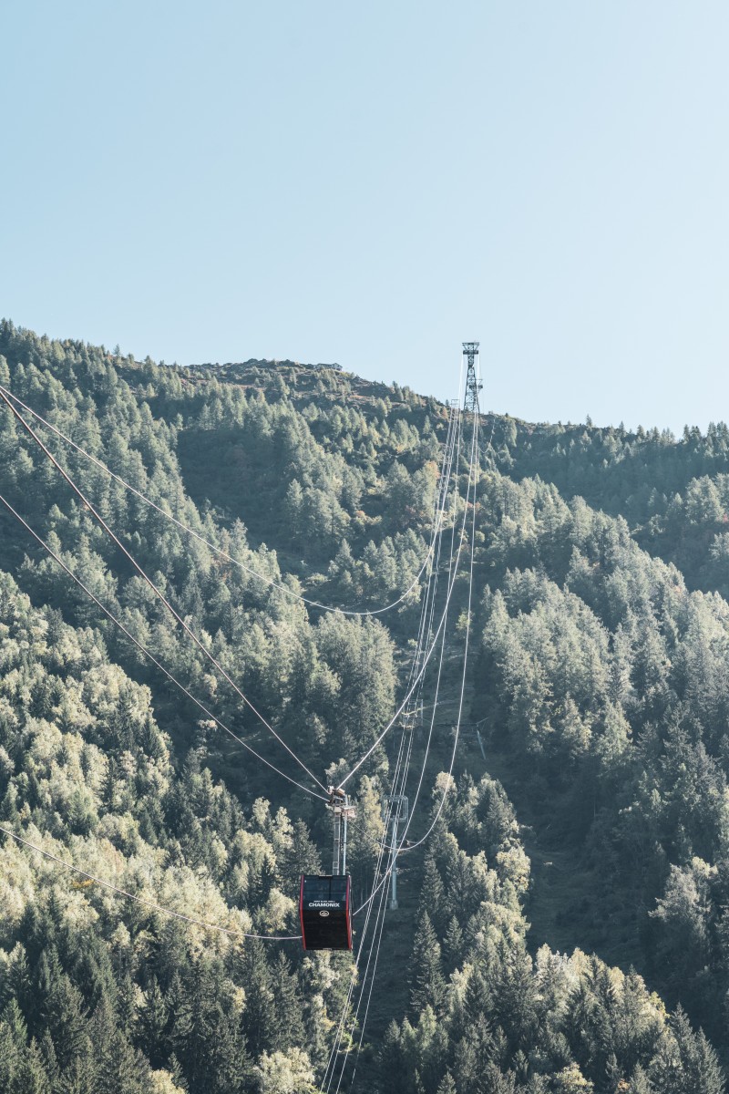 Luftseilbahn Chamonix-Plan de l'Aiguille, September 2019