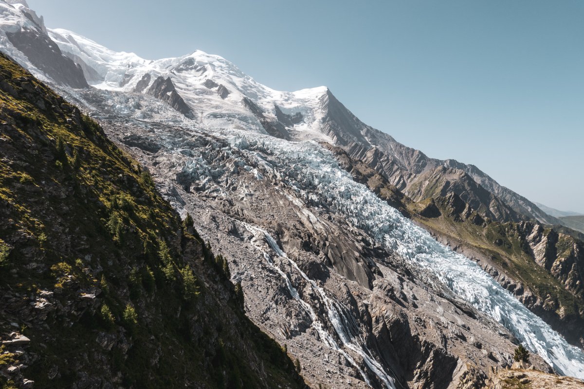 Glacier des Bossons in Chamonix