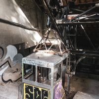 Talstation der Luftseilbahn La Para-Les Glaciers, August 2023