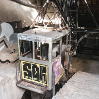 Talstation der Luftseilbahn La Para-Les Glaciers, August 2023