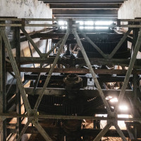 Talstation der Luftseilbahn La Para-Les Glaciers, August 2023