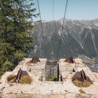 Luftseilbahn La Para-Les Glaciers, August 2023