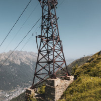 Luftseilbahn La Para-Les Glaciers, August 2023