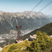 Luftseilbahn La Para-Les Glaciers, August 2023