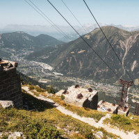 Luftseilbahn La Para-Les Glaciers, August 2023