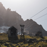 Luftseilbahn La Para-Les Glaciers, August 2023