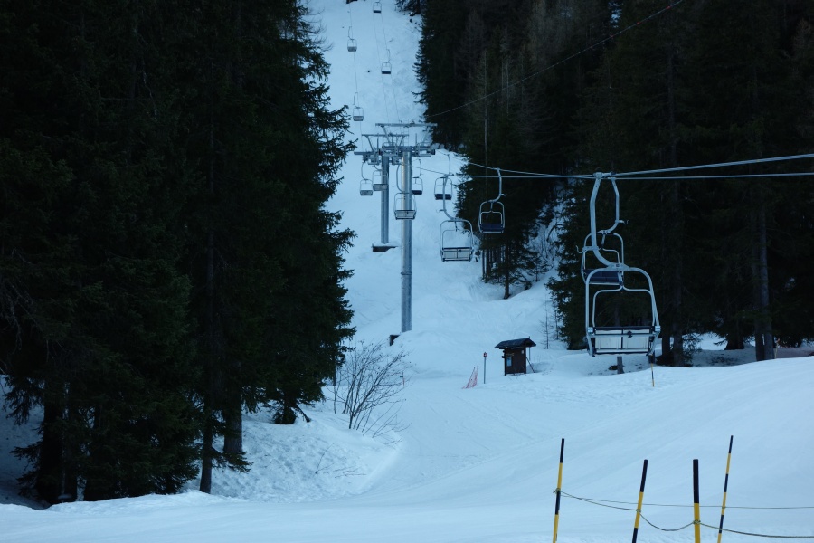 Sesselbahn Champex-La Breya, März 2014