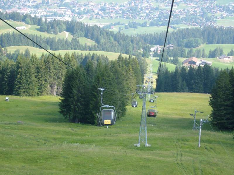 Sesselbahn Pra Perron-La Montagnette, Juli 2006