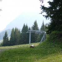 Bergstation des Schlepplifts Tête des Mourriaux, Juli 2006