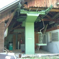Talstation des Schlepplifts Les Coullayes-Les Cases, Juli 2006