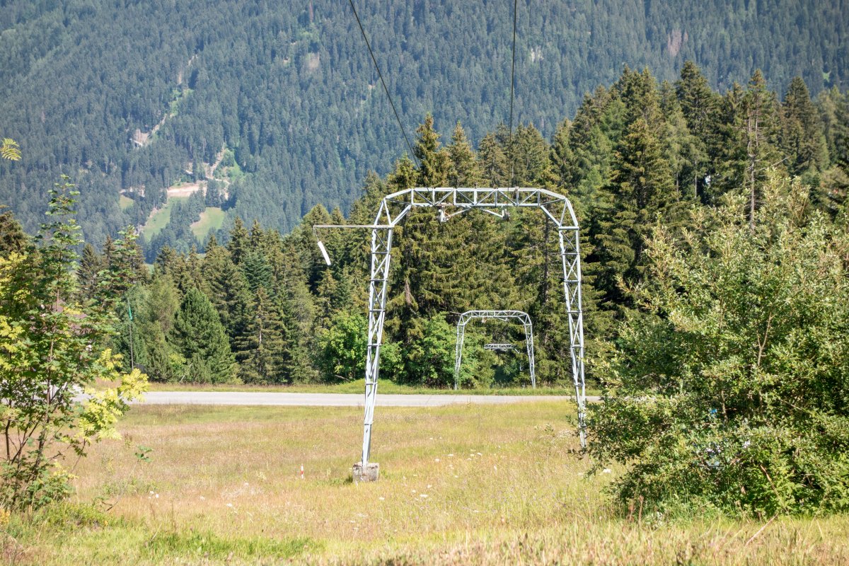 Schlepplift Pfäfi auf Brambrüesch, Juli 2018