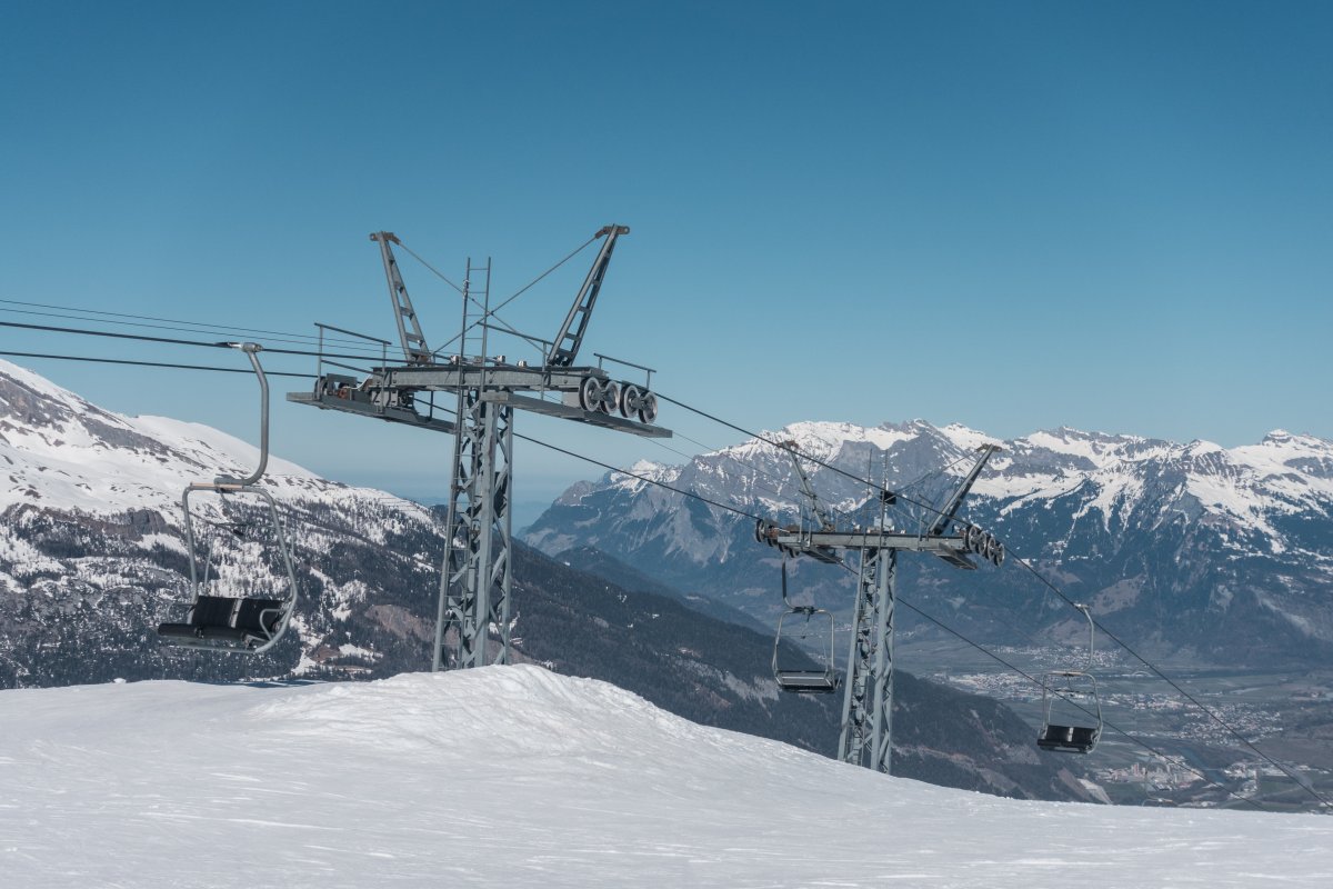 Sesselbahn Hühnerköpfe-Furggabüel, März 2021