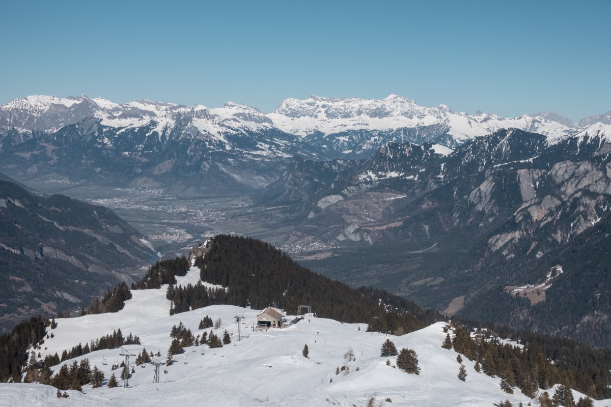 Sesselbahn Hühnerköpfe-Furggabüel, März 2021