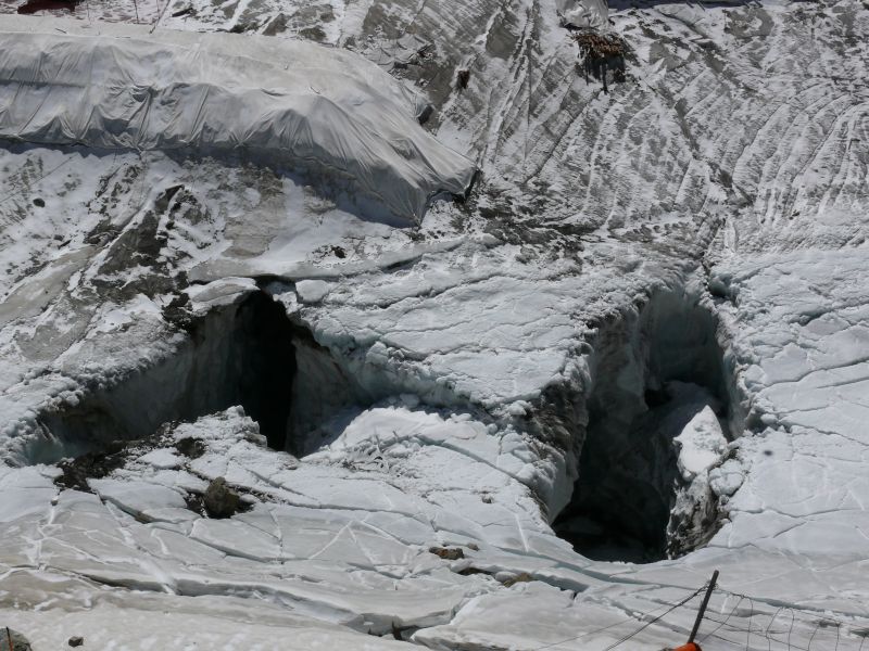 Gletscher am Corvatsch, August 2007