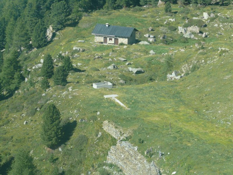 Ehemalige Talstation des Schlepplifts Grialetsch, August 2007