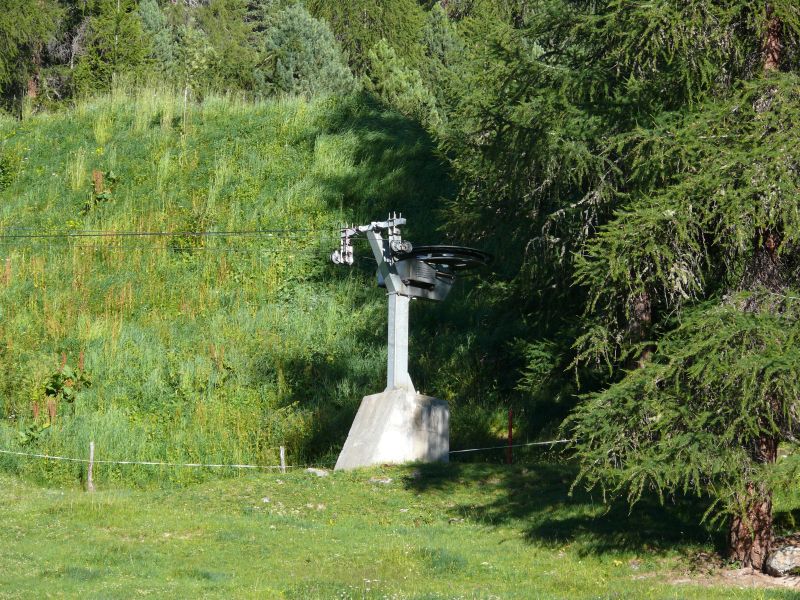 Bergstation des Schlepplifts Cristins, August 2007