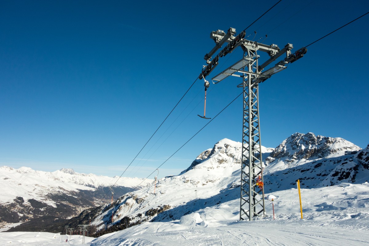 Schlepplift Curtinellas, Dezember 2014