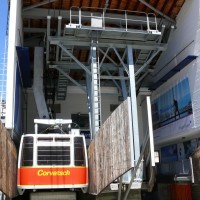 Talstation der Luftseilbahn Murtèl-Corvatsch, August 2007