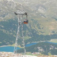 Luftseilbahn Surlej-Murtèl, August 2007