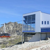 Bergstation der Luftseilbahn Surlej-Murtèl, August 2007