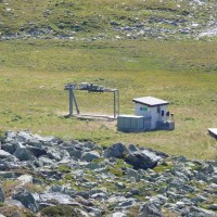 Talstation des Schlepplifts Rabgiusa, August 2007