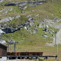 Talstation des Schlepplifts Rabgiusa, August 2007
