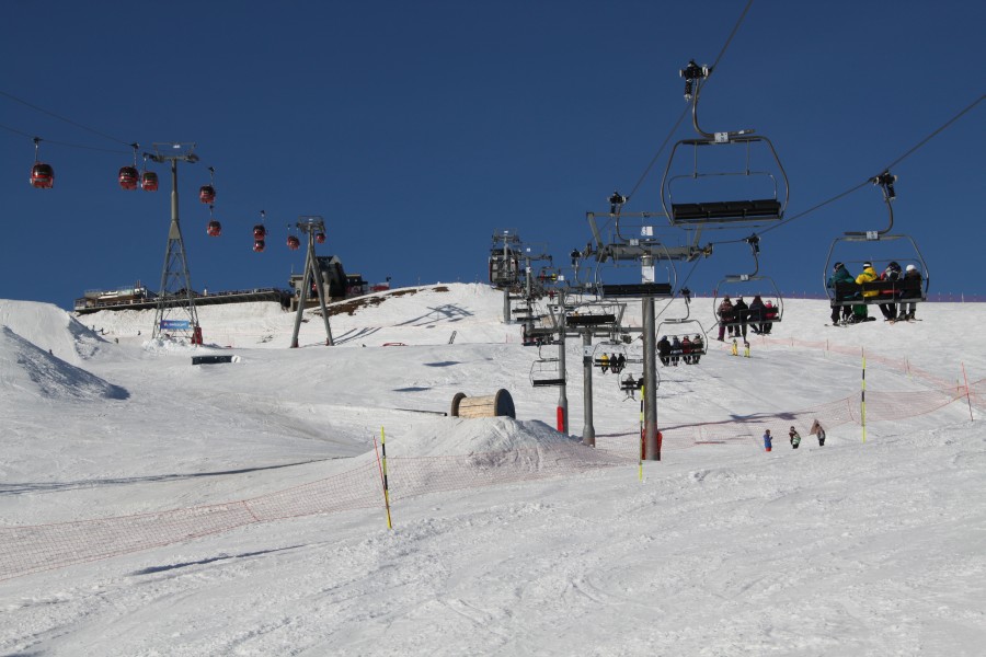 Sesselbahn Pas du Loup-Cry d'Er, Februar 2012