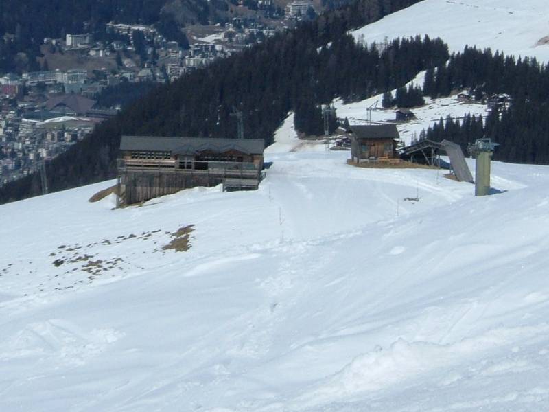 Blick zum Schlepplift Hubel, April 2005