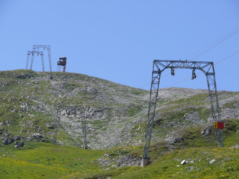 Skigebiet Schatzalp im Sommer