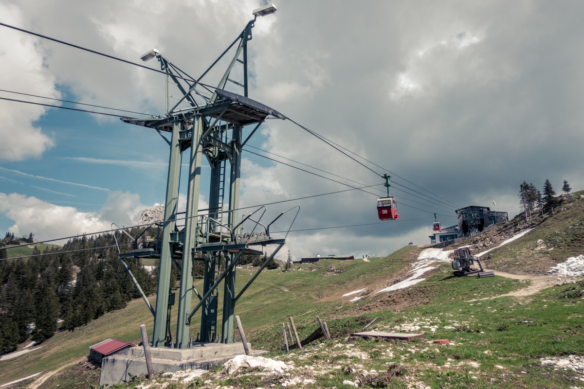 Kabinenbahn Aschau-Kampenwand, Juni 2019