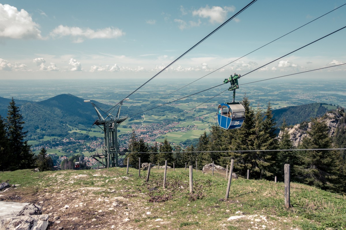 Kabinenbahn Aschau-Kampenwand, Juni 2019