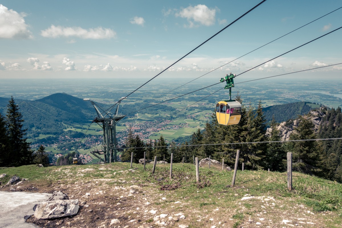 Kabinenbahn Aschau-Kampenwand, Juni 2019