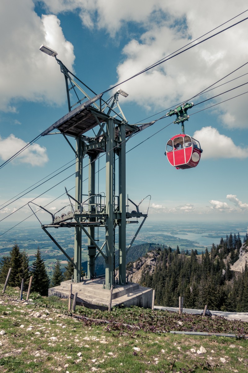 Kabinenbahn Aschau-Kampenwand, Juni 2019