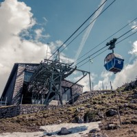 Bergstation der Kabinenbahn Aschau-Kampenwand, Juni 2019