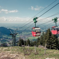 Kabinenbahn Aschau-Kampenwand, Juni 2019