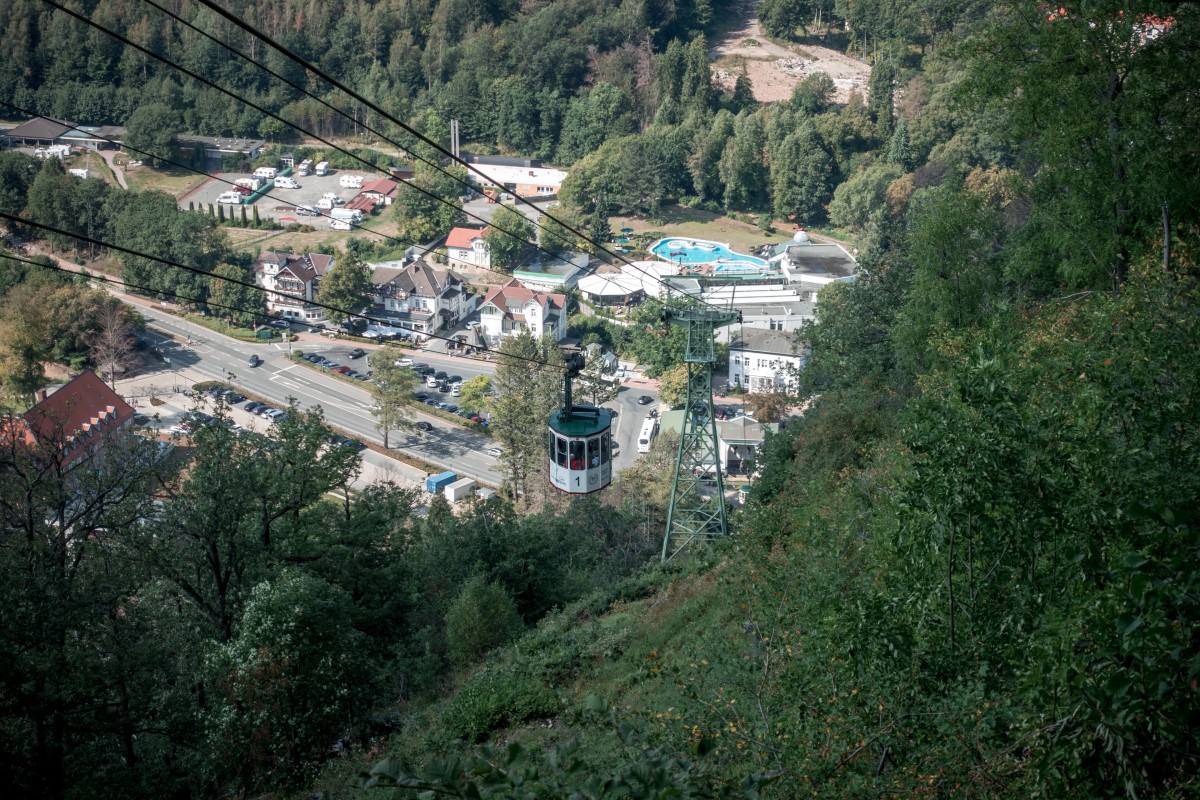 Luftseilbahn Bad Harzburg-Burgberg, August 2019