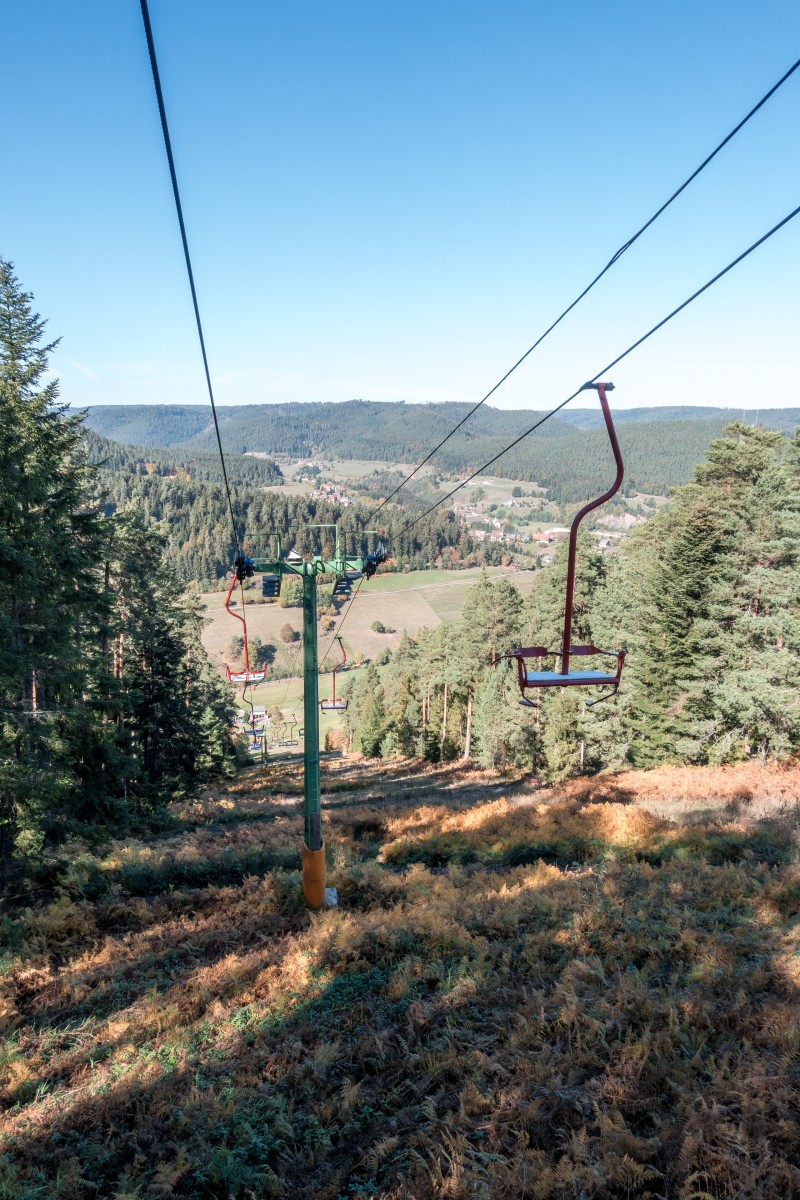 Sesselbahn Baiersbronn-Stöckerkopf, Oktober 2018